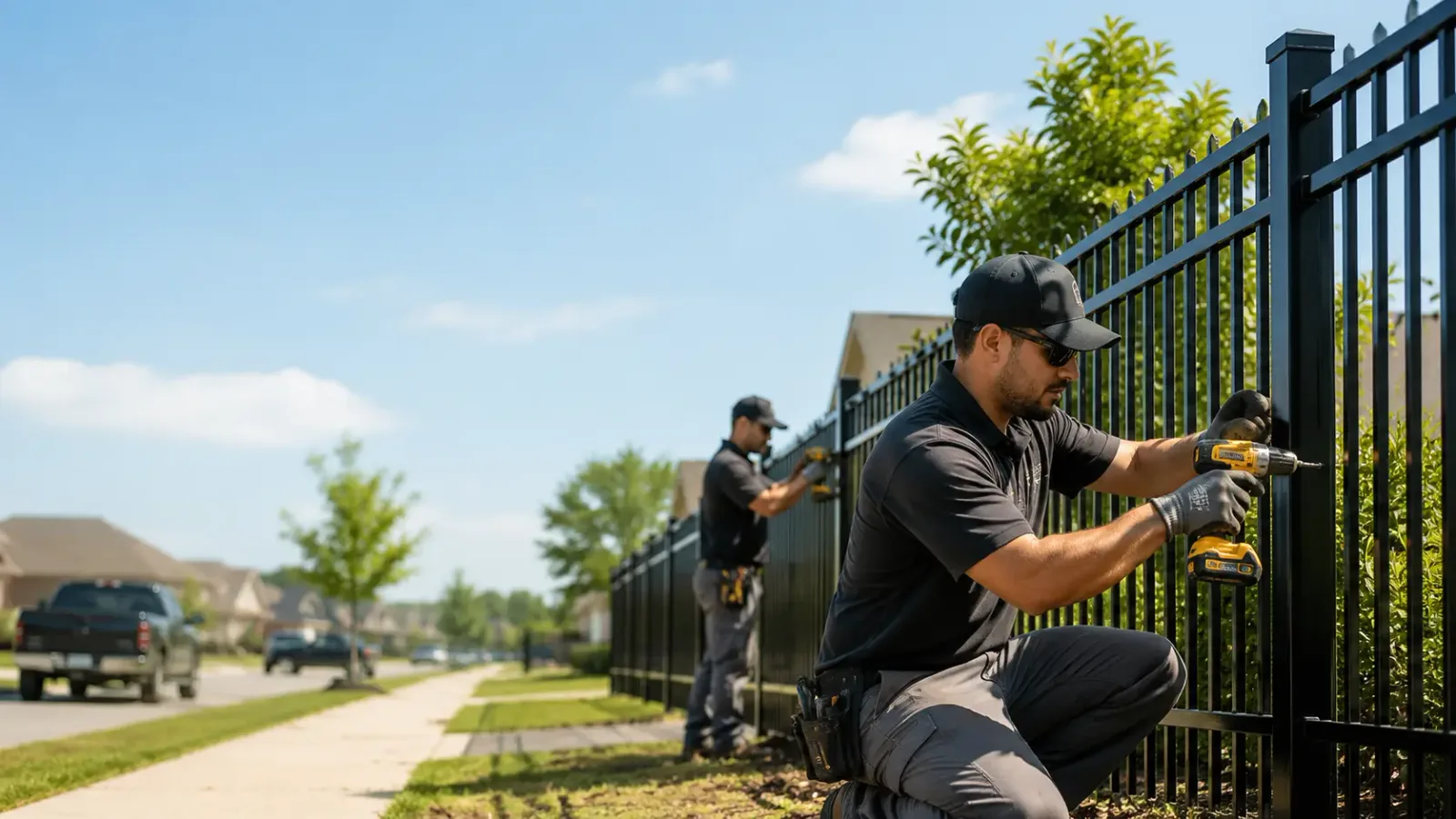 Metal Fence Installation in Pettigrew, AR